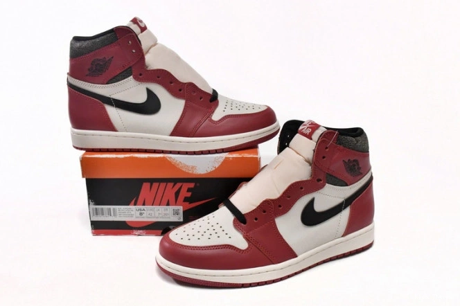 Kicktheory Jordan Lost 1 High Found and DZ5485-612 OG Chicago Retro 0825